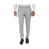 Wessi Slim Fit Kareli Kumaş Gri Erkek Pantolon