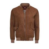 Wessi - Taba Cepli Süet Bomber Mont