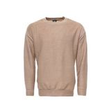 Wessi Yatay İnce Çizgili Bej Erkek Sweatshirt