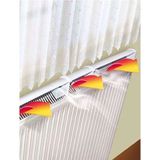 West Home Isıfan Kalorifer Petek Başlığı 75-140 cm Arası Çift Yönlü Isı Yönlendirici 5 Adet