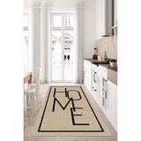 West Home Yıkanabilir Kaymaz Leke Tutmaz Salon Halısı Mutfak Halısı Koridor Halısı Yolluk ve Paspas - 100 x 400 cm - Bej