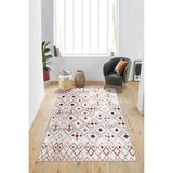 West Home Yıkanabilir Kaymaz Leke Tutmaz Salon Halısı Mutfak Halısı Koridor Halısı Yolluk ve Paspas - 160 x 350 cm - Renkli