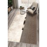 West Home Yıkanabilir Kaymaz Leke Tutmaz Salon Halısı Mutfak Halısı Koridor Halısı Yolluk ve Paspas - 80 x 400 cm - Bej