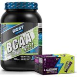 West Nutrition Bcaa 4:1:1 500 gr 50 Servis Karpuz Gıda Takviyesi