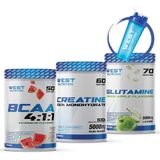 West Nutrition Bcaa L-Glutamin Kreatin Monohidrat Paketi