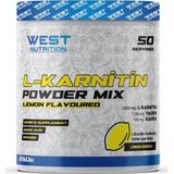 West Nutrition L-Karnitin Taurin Toz 250 gr 50 Servis Limon Aromalı