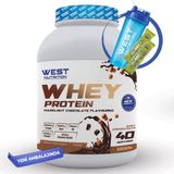 West Nutrition Whey Protein Tozu 1200 gr 40 Servis Aroma Seçenekli - Fındık & Çikolata