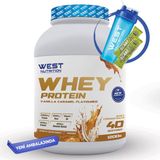 West Nutrition Whey Protein Tozu 1200 gr 40 Servis Aroma Seçenekli - Vanilya & Karamel