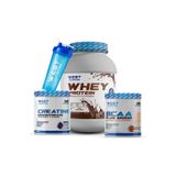 West Nutrition Whey Protein Tozu 1200 Gr Çikolata Bcaa Kreatin Paketi