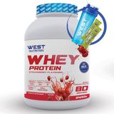 West Nutrition Whey Protein Tozu 2400 Gr 80 Servis Aroma Seçenekli - Çilek