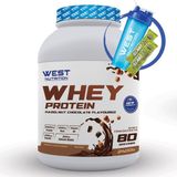 West Nutrition Whey Protein Tozu 2400 gr 80 Servis Aroma Seçenekli - Fındıklı Çikolata