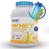 West Nutrition Whey Protein Tozu 2400 Gr 80 Servis Aroma Seçenekli - Muz