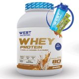 West Nutrition Whey Protein Tozu 2400 Gr 80 Servis Aroma Seçenekli - Vanilya - Karamel