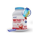 West Nutrition Whey Protein Tozu 2400 gr 80 Servis Çilek Aromalı