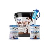 West Nutrition Whey Protein Tozu 3600 gr BCAA Kreatin Monohidrat Paketi