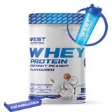 West Nutrition Whey Protein Tozu 540 gr 18 Servis Aroma Seçenekli - Hindistan Cevizi&YerFıstığı