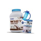 West Nutrition Whey Protein Tozu Çikolata 2400 gram - Kreatin Monohidrat 600 gr Böğürtlen