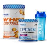 West Nutrition Whey Protein Tozu Kurabiye 540 Gr - Buster 336 Gr Preworkout Paketi