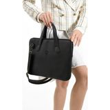 West Polo 6078 Unisex Ince Evrak/laptop Çantası - Siyah