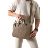 West Polo 6078 Unisex Ince Evrak/laptop Çantası - Vizon