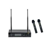 WEST SOUND TM 200 EE ÇİFT EL UHF 2X100 KANAL ÇİFT ANTEN TELSİZ MİKROFON