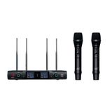 WEST SOUND TM 250 EE ÇİFT EL UHF 2X100 KANAL 4 ANTEN TELSİZ MİKROFON