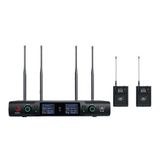 WEST SOUND TM 250 YY ÇİFT YAKA UHF 2X100 KANAL 4 ANTEN TELSİZ MİKROFON