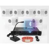 Westa 6 Hoparlörlü Bluetooth Okul Zil ve Anons Sistemi Komple Paketi - Kurumsal Tip
