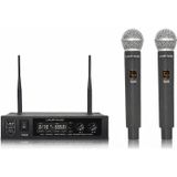 Westa Luxury,Kablosuz 2 Adet El Mikrofonlu UHF Mikrofon Seti