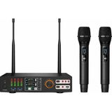 Westa Ten, A Kalite Uhf Kablosuz Mikrofon Seti 2 Adet El Mikrofon Okul Etkinlik Sahne Organizasyon Mikrofon Seti - 000-Siyah