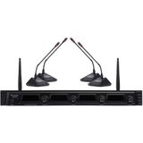 Westa WM-404C - 4 Kanal Uhf Kablosuz Masa Mikrofon Seti