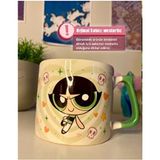 Westartic Powerpuff Girls - Buttercup Kalp Detaylı Kupa Bardak Kahve Fincanı - Yeşil - 250 ml
