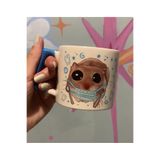 westartic Sad Üzgün Hamster Meslek Dişçi Diş Doktoru Kupa Bardak Fincan Mavi