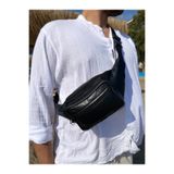 westbag Hakiki Deri Siyah Freebag - Bel Çantası & Crossbody