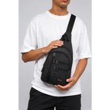 Westbag Unisex Kanvas Omuz Çantası Çapraz Askılı Göğüs Çantası Büyük Boy - Gri - Standart