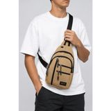 Westbag Unisex Kanvas Omuz Çantası Çapraz Askılı Göğüs Çantası Büyük Boy - Sarı - Standart
