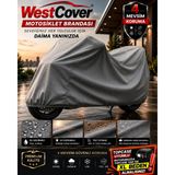 WestCover Arora CR250 Uyumlu Gri Premium Üst Kalite Kalın Keçe Malzemeli Motosiklet Brandası-Dolu Yağmur Güneş Korumalı Motor Çadırı