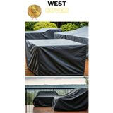 WestCover Bahçe Mobilyası Koruma Örtüsü Brandası Premium Kalite 200x160cm Siyah
