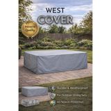 WestCover Bahçe Sandalyesi,Masası Mobilya Koruma Örtüsü,Su geçirmez Brandası Premium Kalite 260x160cm Gri