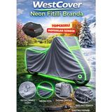 WestCover Salcano Wind 150 Topcaseli (Neon Fitilli-Yeşil) Su Geçirmez Motorsiklet Brandası