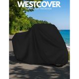 WestCover Yamaha Xmax 300 Tech Max Branda Motosiket Brandası (Siyah Renk) 4 Mevsim Motor Koruma Örtüsü - SİYAH-ÇANTA YOK