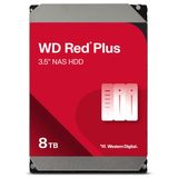Western Digital 8TB WD Red Plus NAS Dahili Sabit Disk HDD - 5640 RPM, SATA 6 Gb/s, CMR, 256 MB Önbellek, 3.5" - WD80EFPX