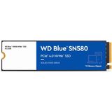 Western Digital Wd Blue SN580 Nvme SSD 1 Tb (Pcıe Gen4 X4, 4.150 Mb/s'ye Kadar Okuma, M.2 2280, Ncache 4.0 Teknolojisi) Mavi