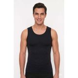 Westicgiyim Erkek Korse Atlet Dikişsiz Sıkılaştırıcı Göbek Toparlayıcı Göğüs Şekillendirici Slim Fit, Siyah, M/L