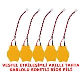 Westinghouse Vestel Etkileşimli Akıllı Tahta Kablolu Soketli Bios Pili 5 Adet - 5'li