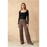 WESTMARK LONDON Siyah Kare Yaka Uzun Kollu Kadın Crop Body CECILIA CROP