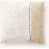 Westwing Lago Dekoratif Yastık Kılıfı 50X50 cm Tweed Dokulu %100 Pamuk Fermuarlı - Renkli