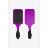 Wet Brush Pro Paddle Detangler Kalın Telli Saçlar İçin Geniş Saç Fırçası Mor