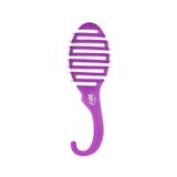 Wet Brush Shower Glitter Detangler Islak Saç Tarama Fırçası Mor