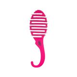 Wet Brush Shower Glitter Detangler Islak Saç Tarama Fırçası Pembe